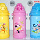 品牌真空不锈钢儿童壶 迪士尼户外双盖多用儿童水壶 