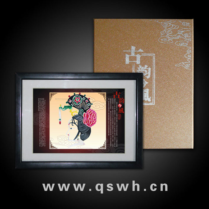 中华皮影(佳人 陕西特色礼品 陕西礼品公司 西安礼品公司 皮影礼品