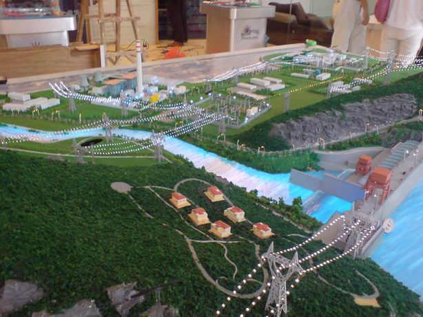 供应工业模型,城市小区规划模型,房地产模型,室内剖面