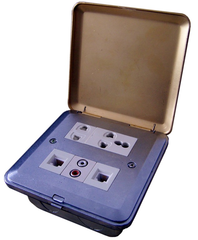 007地面接线插座/地面接线盒/地面插座/地面隐藏插座