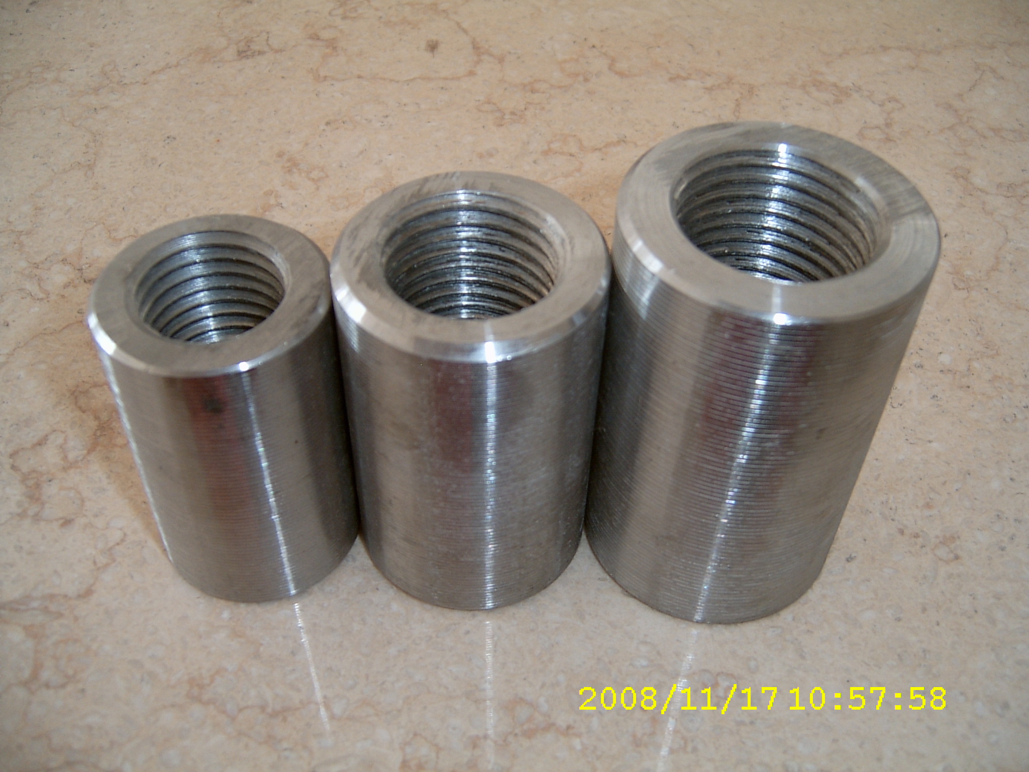 钢筋直螺纹连接接头钢筋连接套筒