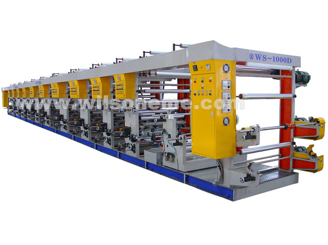 机组式十色凹版印刷机