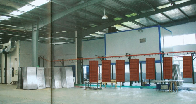 供应红外线喷烤漆房工业喷涂生产线,工业涂装吊线喷烤漆房【誉信环保